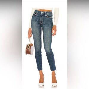 Mother The Looker Ankle Fray Gutterpunk Wash 25